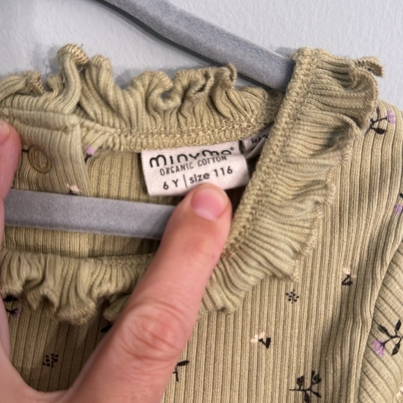 NWOT Minymo Organic Dress 6 Y - Picture 2 of 2